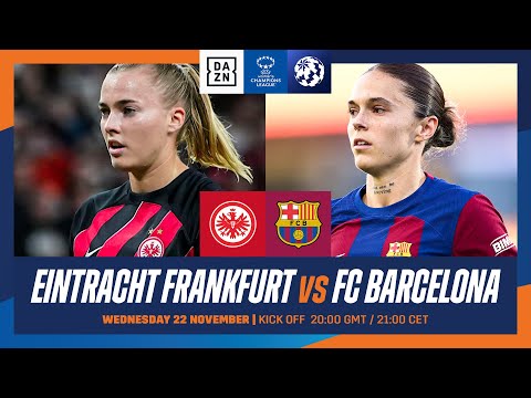 EINTRACHT FRANKFURT VS. BARCELONA | UEFA WOMEN'S CHAMPIONS LEAGUE 2023-24 MATCHDAY 2 LIVESTREAM