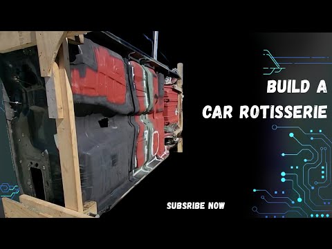 How to build a car rotisserie for 100 Bucks!! Part 2.  #chevelle #musclecar #fabrication