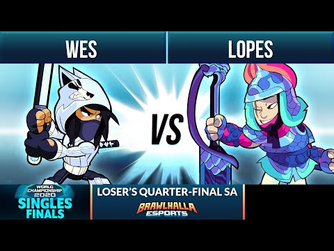Wes vs Lopes - Loser's Quarter-Final - Brawlhalla World Championship 2020 - 1v1 SA