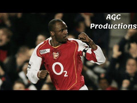 Patrick Vieira's 33 goals for Arsenal FC