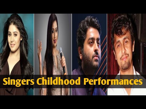 Singers Childhood Singing Performances #1 || DIAMOND MUSIC