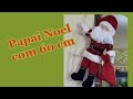 PAPAI NOEL NA ESCADA GRANDE, 60 CM