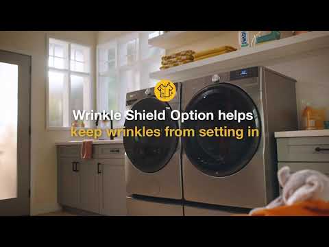 The 7.4cu ft Whirlpool® Front Load Dryer with the Wrinkle Shield™ Option