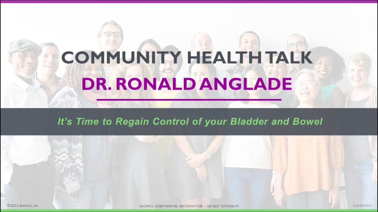 Urinary Incontinence and Overactive Bladder Treatments with Dr. Ronald Anglade