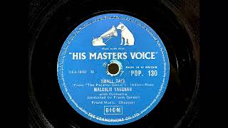 1955 MALCOLM VAUGHAN - Small Talk HIS MASTER'S VOICE 10" POP130