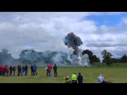 Model aircraft vs. fireworks - Weston Park 2013