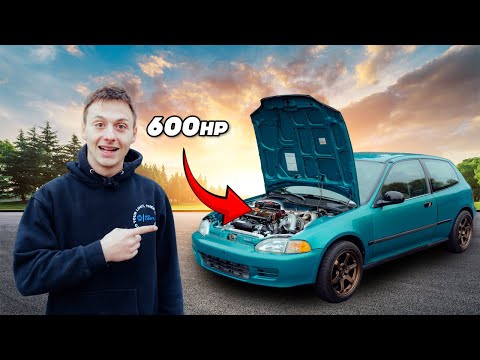 Building a 600hp sleeper Honda in 7 Days