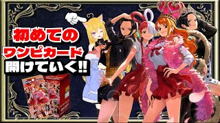 【ワンピカード】初のワンピカード開封!!女の子しか出ないってホント!?【新人Vtuber 】