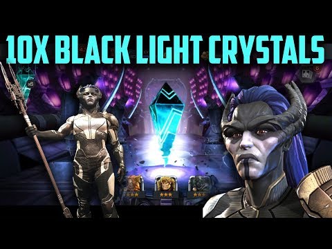 10x Proxima Midnight FGMC Crystal Opening - Black Light Crystal - Marvel Contest of Champions