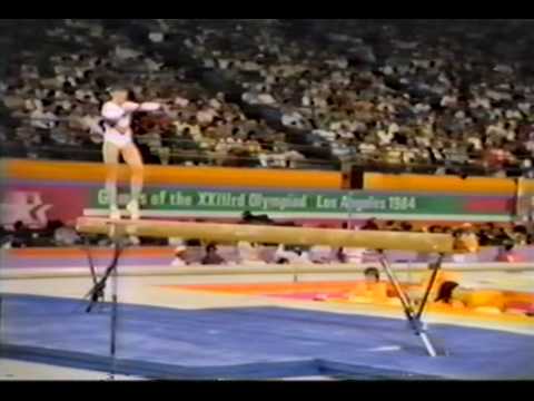 1st T ROM Cristina Grigoras BB - 1984 Olympic Games  9.750