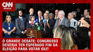 Vídeo: Congresso deveria ter esperado o fim da eleição para votar 6x1? | O GRANDE DEBATE