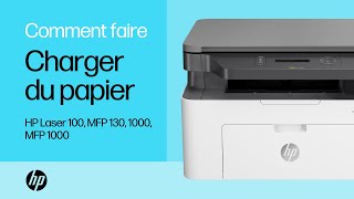 Charger du papier dans les imprimantes HP Laser 100, MFP 130, 1003, 1008, MFP 1130 et MFP 1180