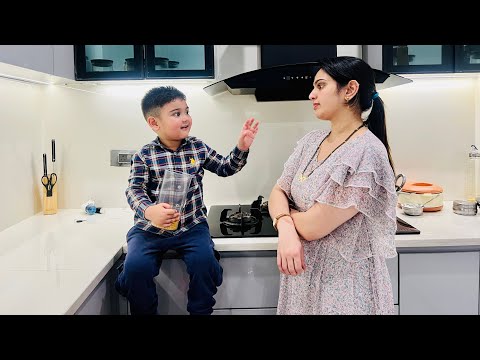 Veer 💖ne sari ice cream 🍦 kha li 😋