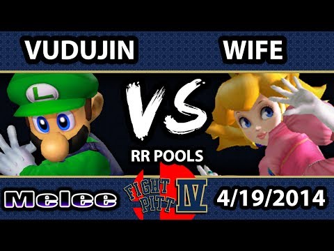 Fight Pitt IV - Wife (Peach) Vs. Vudujin (Luigi) - Pools