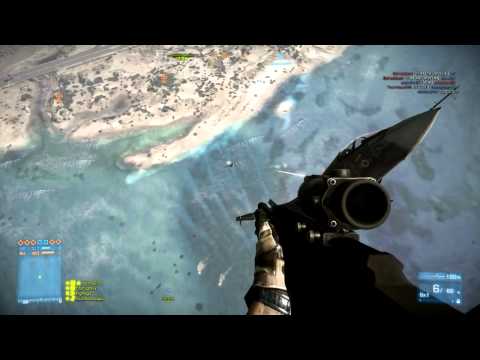 Battlefield 3 -Epic Sniper kill from Jet