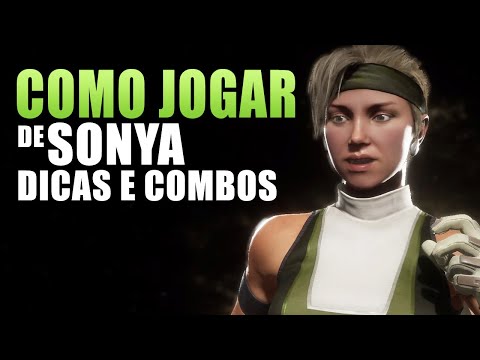 Como aprender a jogar de SONYA MK11 DICAS e COMBOS TUTORIAL