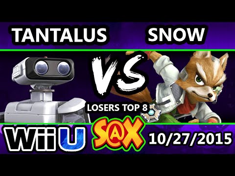 S@X 121 - VGBC | Tantalus (R.O.B.) Vs. Snow (Fox) SSB4 Losers Top 8 - Smash Wii U - Smash 4