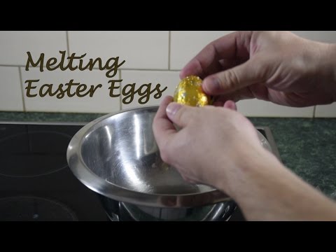 Lapse Of Melting Easter Eggs