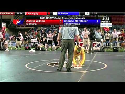 Cadet Freestyle 152 - Chance Marsteller (PA) vs. Austin Wilson (MT)