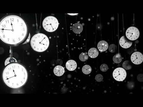 Clock Background Loop hd
