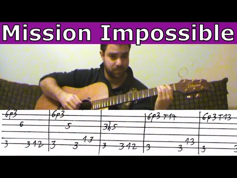 Tutorial: Mission Impossible - Fingerstyle Guitar w/ TAB