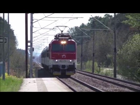 Vlaky: prejazd 350.012 "Eugénia" na EC 276 + luxusný pozdrav