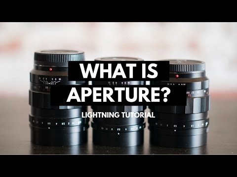📷 What is Aperture? Photography Lightning Tutorial - 3 Pillars of Photography