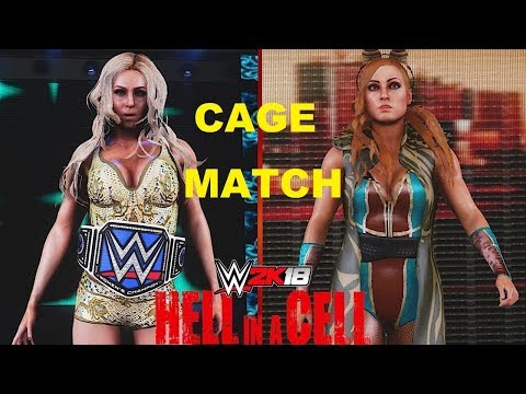 WWE 2K19 - Charlote Vs Becky Lynch !Steel Cage Match |WWE Womens Championship