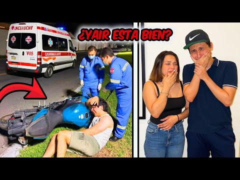 YAIR17 WENT TO THE HOSPITAL AFTER A MOTORCYCLE ACCIDENT… BARBIE AND I CRIED A LOT! 💔