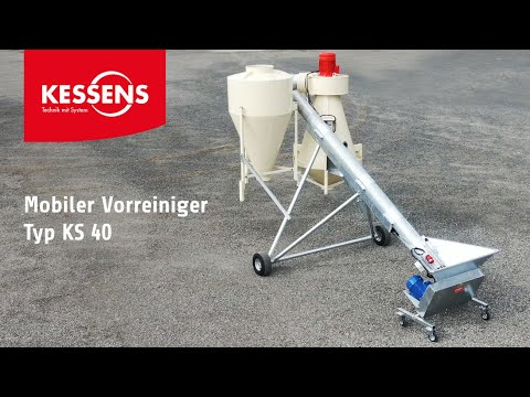Der mobile Kessens- Vorreiniger wird zur leistungsstarken Vorreinigung Ihres Schüttguts eingesetzt.