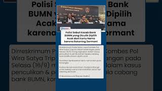 Kacab Bank BUMN Ilham Pradipta Disebut Ditarget Pelaku Berdasarkan Kartu Nama Demi Rekening Dormant