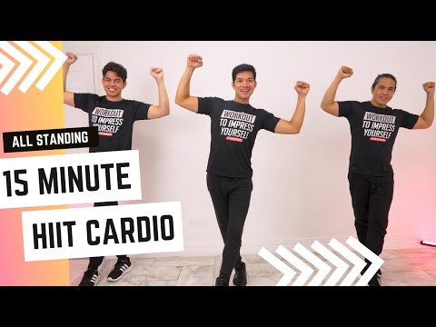 15 MIN HIIT CARDIO WORKOUT | ALL STANDING | FH#126