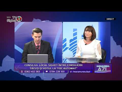 Maramuresul Azi 19.09.2017-CONSILIUL LOCAL SIGHET ÎNTRE CONSILIERII TĂCUŢI ŞI VOTUL LA "FOC AUTOMAT"