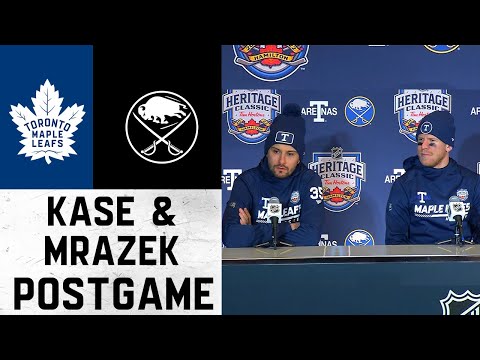 Peter Mrazek & Ondrej Kase Post Game ' Toronto Maple Leafs vs Buffalo Sabres ' March 13, 2022