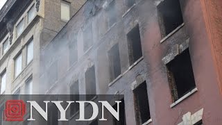 Fire erupts in luxury condos under construction in Chelsea