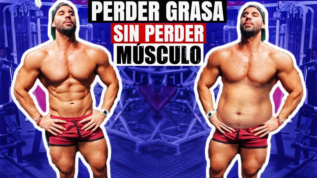 COMO PERDER GRASA SIN PERDER MÚSCULO (HÁGANLO!) | Gymtopz