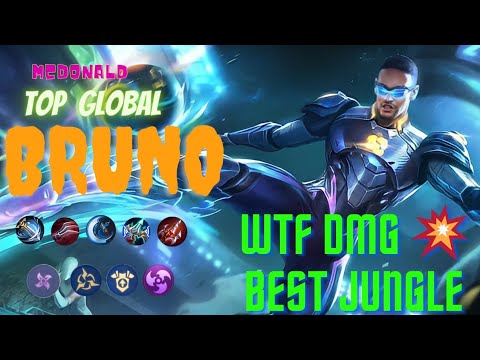 Manic win Rate 90% Bruno best build 2023 [ Bruno top1 global build]-Mobile Legends Gameplay-mlbb