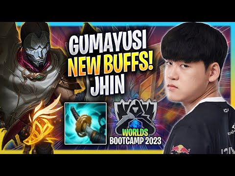 GUMAYUSI TRIES JHIN WITH NEW BUFFS! - T1 Gumayusi Plays Jhin ADC vs Ashe! | Bootcamp 2023