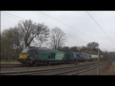 68016 & 88010 at Bamfurlong - 08th February 2025