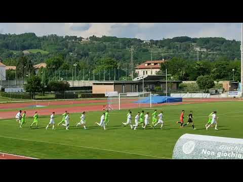 Fase Naz. U15 Prodeco Calcio Montebelluna - Alpignano, ingresso in campo delle due formazioni