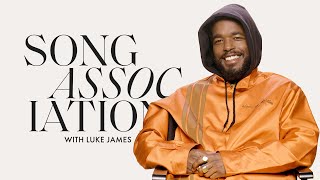 Luke James Sings Brandy and Music from New Album &quot;to feel love/d&quot; on Song Association | ELLE