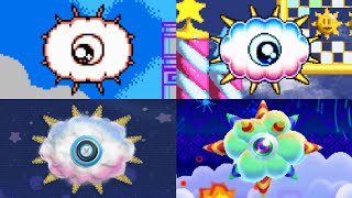 Evolution of Kracko Battles in Kirby games