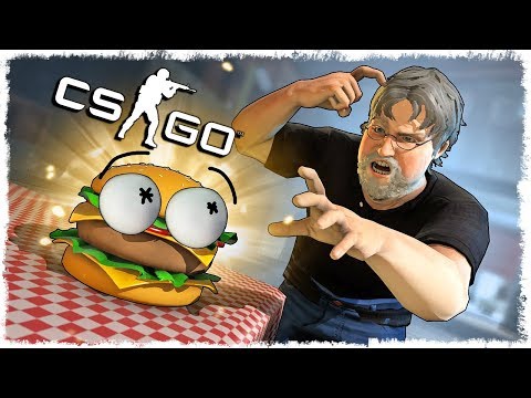 ТРОЛЛЬ БУРГЕР vs ГАБЕН МАНЬЯК В CS:GO!!!