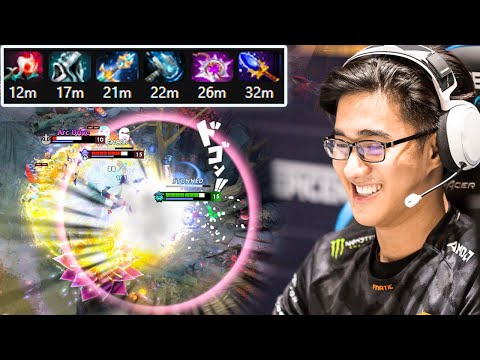 ABED shows how his MID SIGNATURE hero works in 7.36B