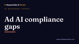 Marketing AI Compliance Gap Analysis — EU AI Act, GDPR & DSA