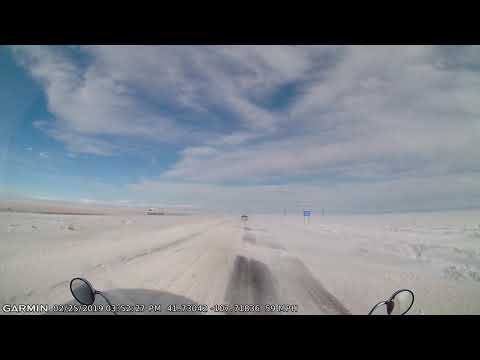 Car goes too fast for icy road... and this happens