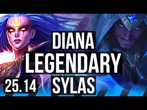 DIANA vs SYLAS (MID) | 17/3/10, Legendary | EUNE Master | 25.14