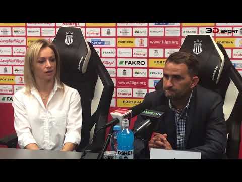 1L: Sandecja Nowy Sącz - Stal Mielec [Konferencja]. 2018-09-01