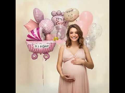 Yeni Doğan Kız Uçan Balon Seti Tanıtım Videosu