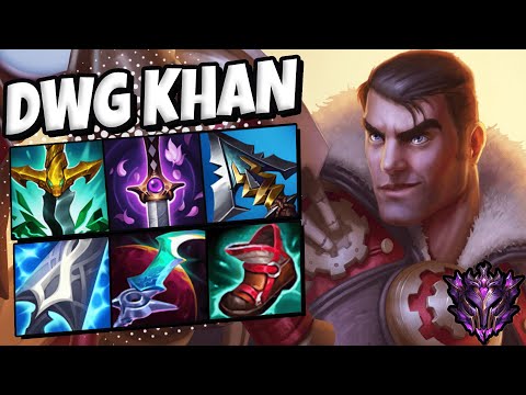 Jayce vs Fiora TOP [ DWG Khan ] Korea Challenger Patch 11.18 ✅
